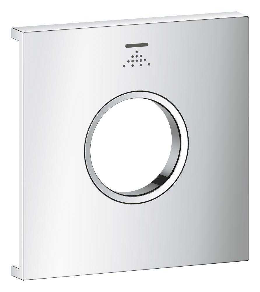 Exchangeable metal plate with symbol "head shower 5"