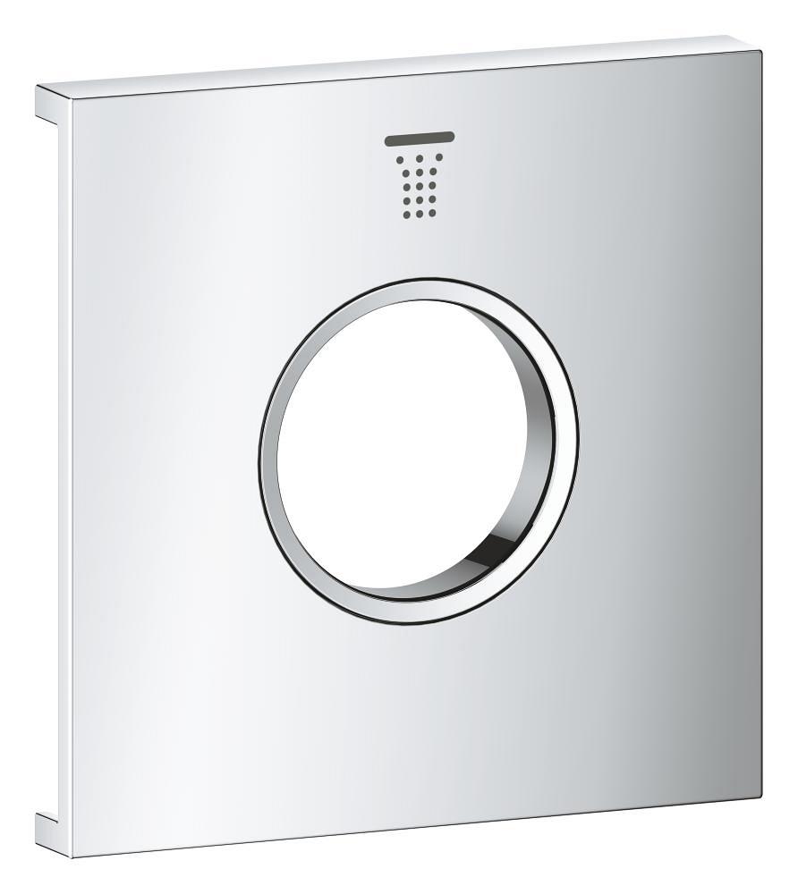 Exchangeable metal plate with symbol "head shower 7"