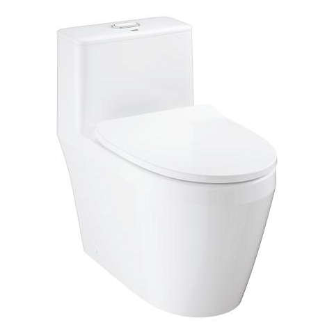 Euro Ceramic 2.0 Floor standing one piece toilet without seat and cover