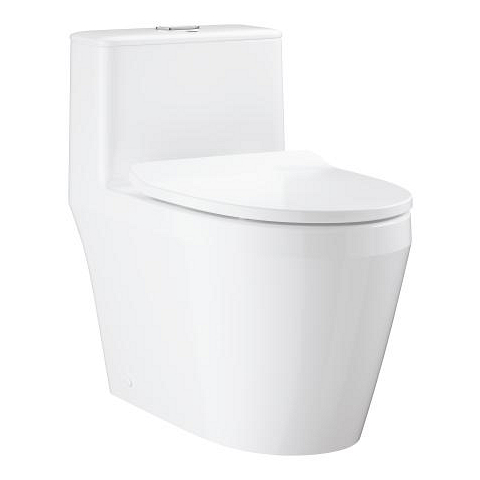 Euro Ceramic 2.0 Floor standing one piece toilet without seat and cover