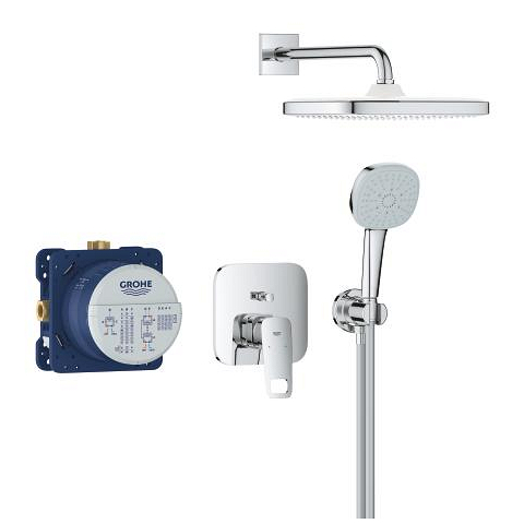 Clova Pulse Ensemble de douche encastré avec Vitalio Comfort Clova 110