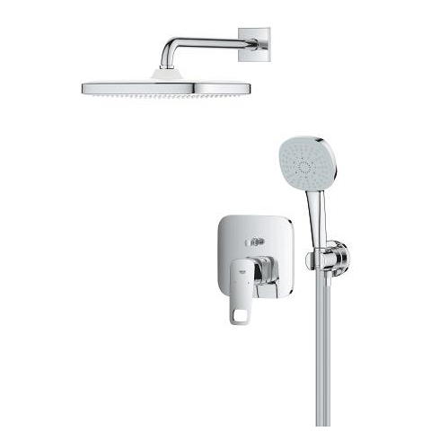 Clova Pulse Ensemble de douche encastré avec Vitalio Comfort Clova 110