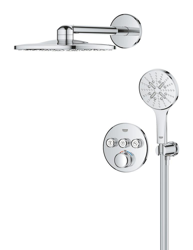 Shower system - concealed - with Rainshower SmartActive 310
