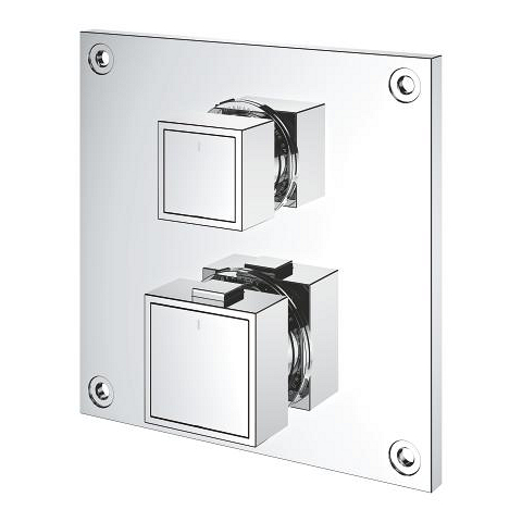 Allure Gravity Thermostat for concealed installation with 2-way diverter