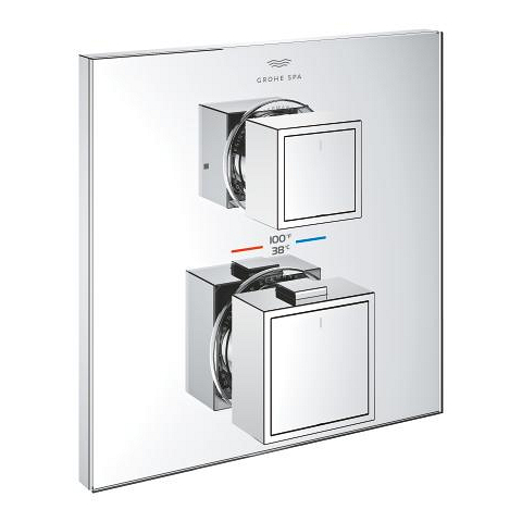 Allure Gravity Thermostat for concealed installation with 2-way diverter