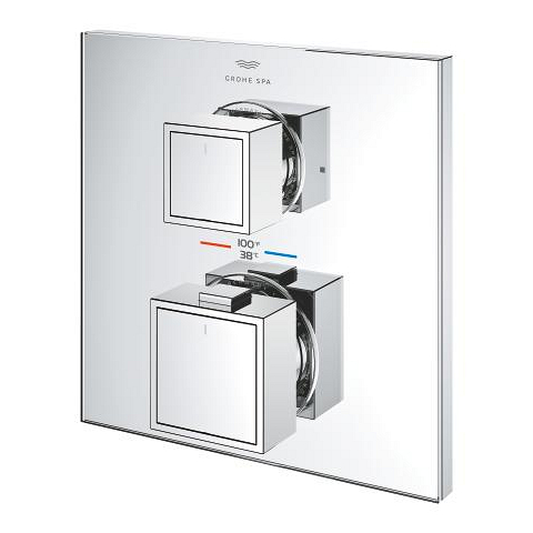 Allure Gravity Thermostat for concealed installation with 2-way diverter