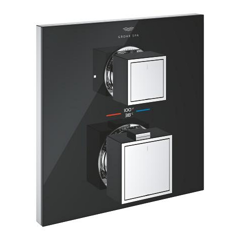 Allure Gravity Thermostat for concealed installation with 2-way diverter