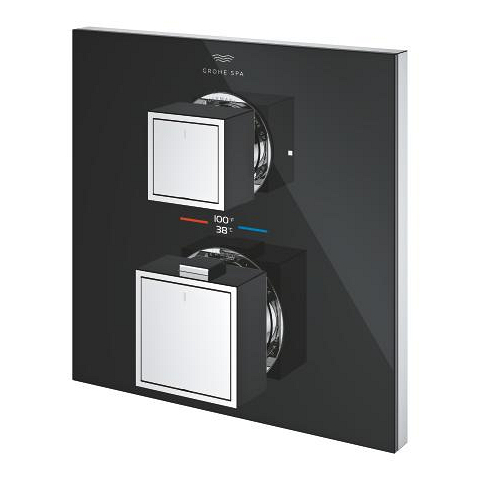Allure Gravity Thermostat for concealed installation with 2-way diverter