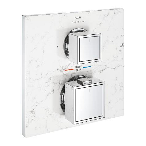 Allure Gravity Thermostat for concealed installation with 2-way diverter