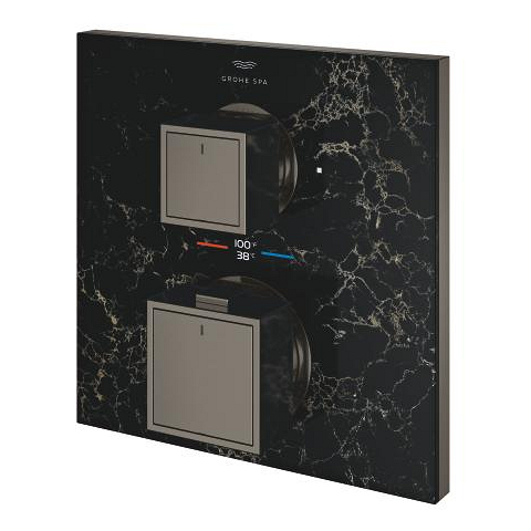 Allure Gravity Thermostat for concealed installation with 2-way diverter