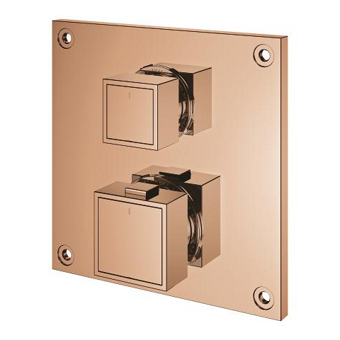 Allure Gravity Thermostat for concealed installation with 2-way diverter