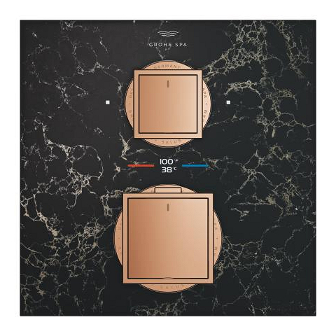 Allure Gravity Termostat pro podomítkovou instalaci s dvoucestným přepínačem