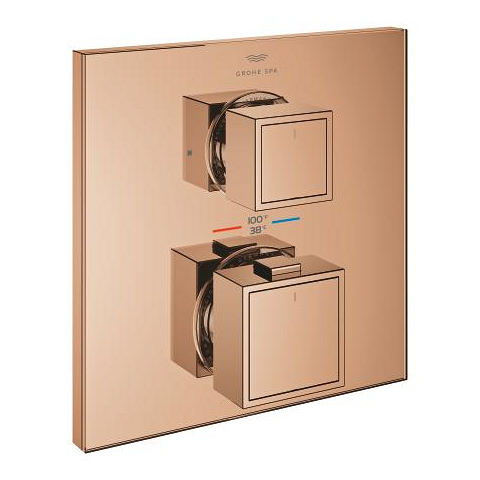 Allure Gravity Thermostat for concealed installation with 2-way diverter