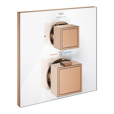 Allure Gravity Thermostat for concealed installation with 2-way diverter