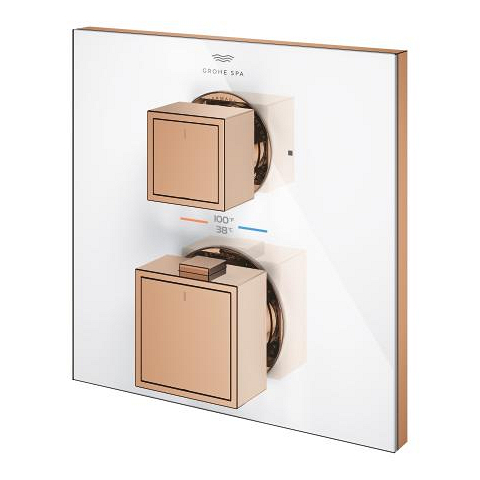 Allure Gravity Thermostat for concealed installation with 2-way diverter