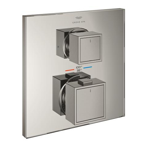 Allure Gravity Thermostat for concealed installation with 2-way diverter