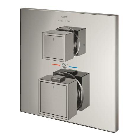 Allure Gravity Thermostat for concealed installation with 2-way diverter