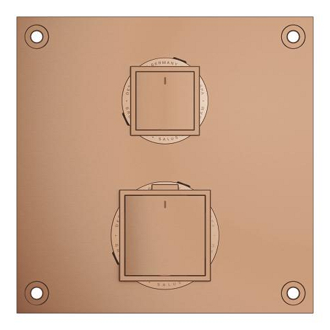 Allure Gravity Termostat pro podomítkovou instalaci s dvoucestným přepínačem