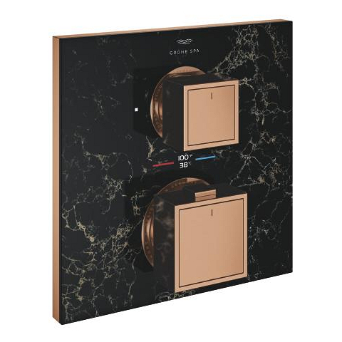 Allure Gravity Thermostat for concealed installation with 2-way diverter