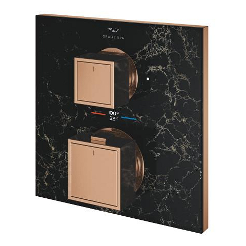 Allure Gravity Thermostat for concealed installation with 2-way diverter