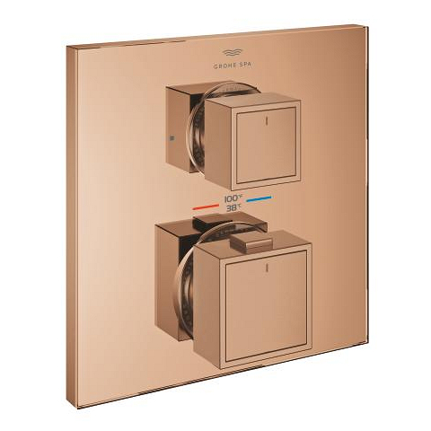 Allure Gravity Thermostat for concealed installation with 2-way diverter