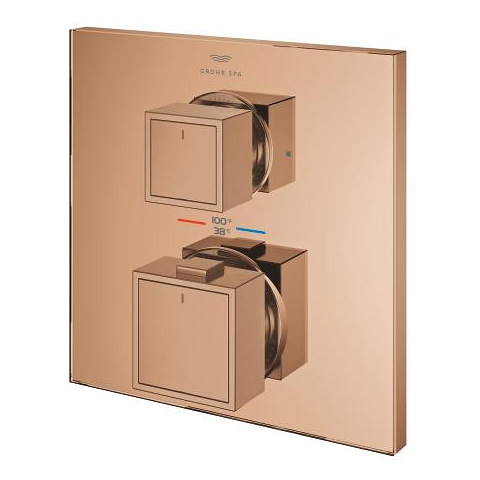 Allure Gravity Thermostat for concealed installation with 2-way diverter