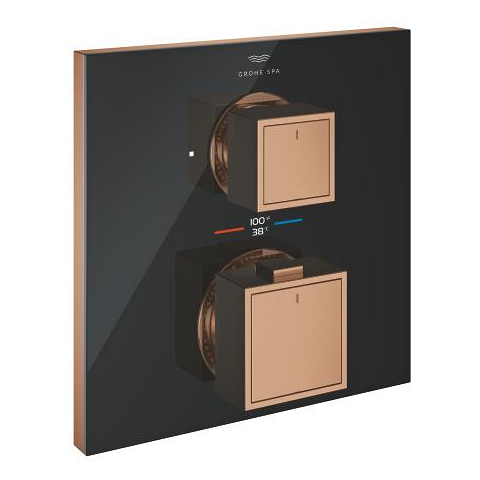 Allure Gravity Thermostat for concealed installation with 2-way diverter