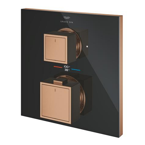 Allure Gravity Thermostat for concealed installation with 2-way diverter