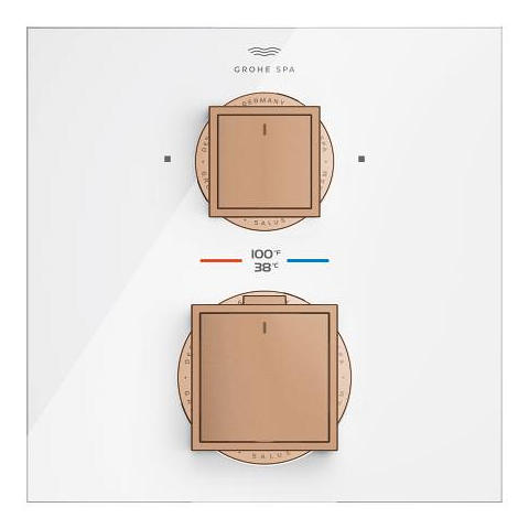 Allure Gravity Thermostat for concealed installation with 2-way diverter