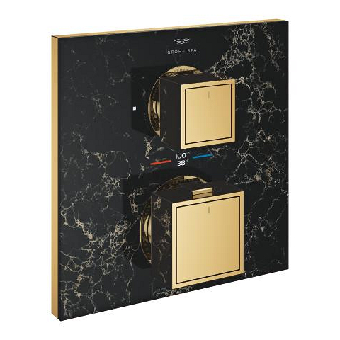 Allure Gravity Thermostat for concealed installation with 2-way diverter