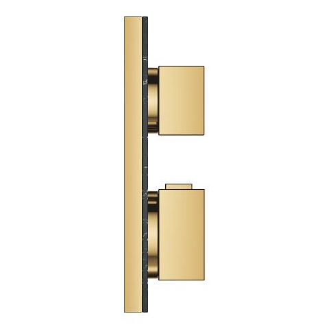 Allure Gravity Thermostat for concealed installation with 2-way diverter