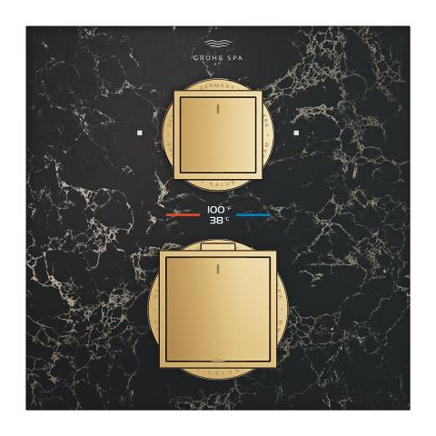Allure Gravity Thermostat for concealed installation with 2-way diverter
