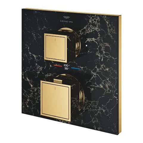 Allure Gravity Thermostat for concealed installation with 2-way diverter