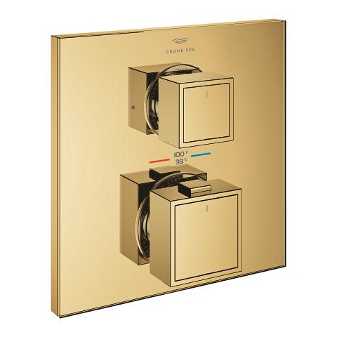 Allure Gravity Thermostat for concealed installation with 2-way diverter