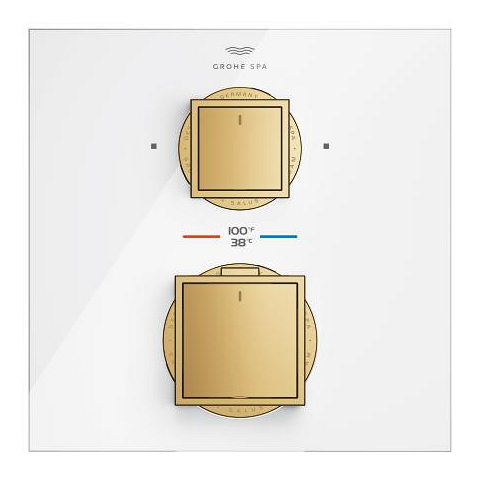 Allure Gravity Thermostat for concealed installation with 2-way diverter