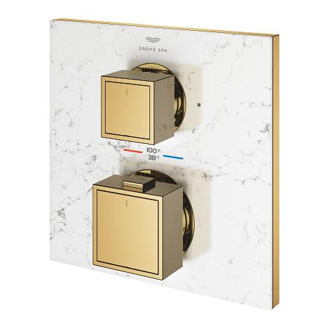 Allure Gravity Thermostat for concealed installation with 2-way diverter