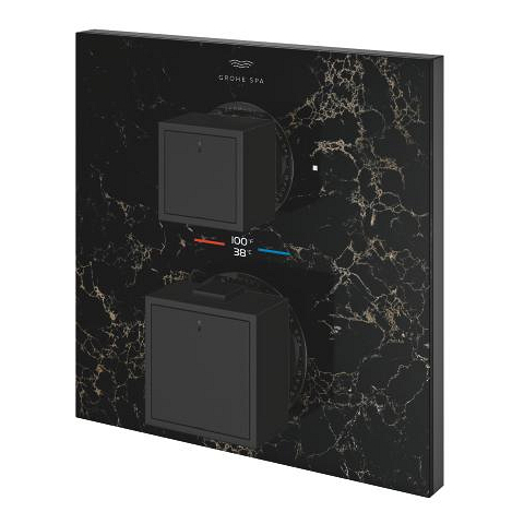 Allure Gravity Thermostat for concealed installation with 2-way diverter