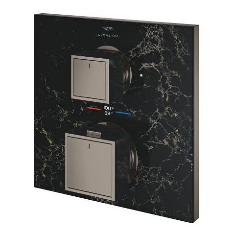 Allure Gravity Thermostat for concealed installation with 2-way diverter