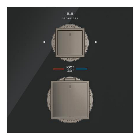 Allure Gravity Thermostat for concealed installation with 2-way diverter