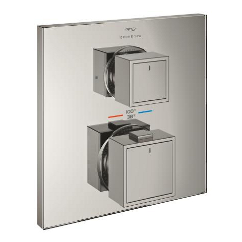 Allure Gravity Thermostat for concealed installation with 2-way diverter