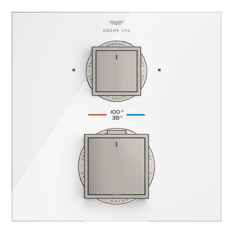Allure Gravity Thermostat for concealed installation with 2-way diverter