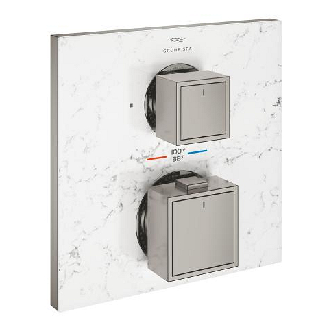 Allure Gravity Thermostat for concealed installation with 2-way diverter