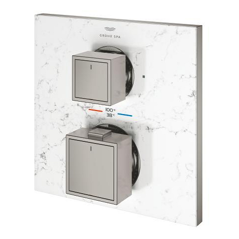 Allure Gravity Thermostat for concealed installation with 2-way diverter