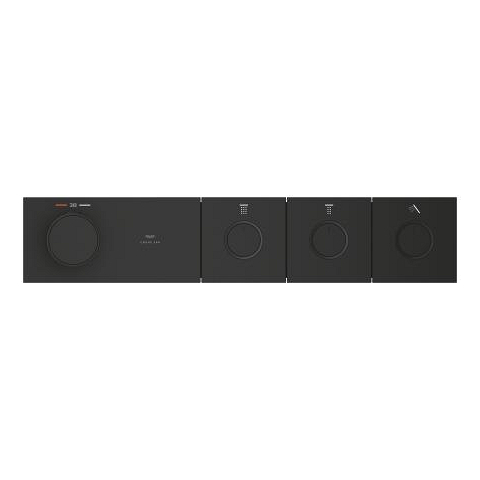Grohtherm Aqua Tiles Thermostat for concealed installation with 3 valves