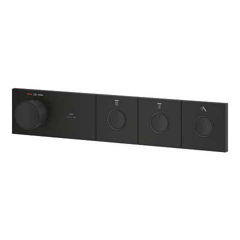 Grohtherm Aqua Tiles Thermostat for concealed installation with 3 valves