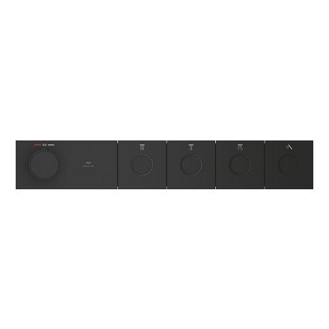 Grohtherm Aqua Tiles Thermostat for concealed installation with 4 valves