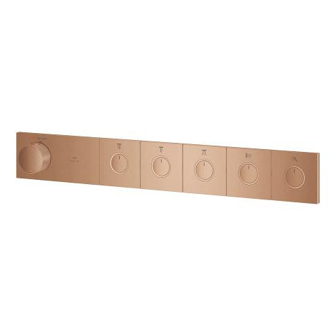 Grohtherm Aqua Tiles Thermostat for concealed installation with 5 valves