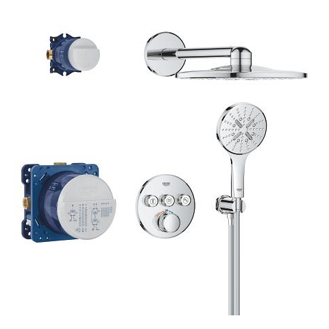 Grohtherm SmartControl Прихована душова система з Rainshower SmartActive 310