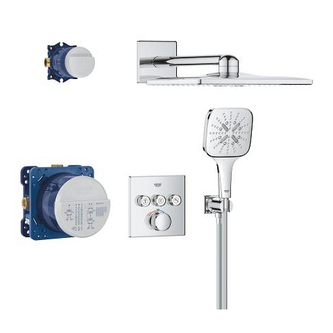 Grohtherm SmartControl Прихована душова система з Rainshower SmartActive 310 Cube