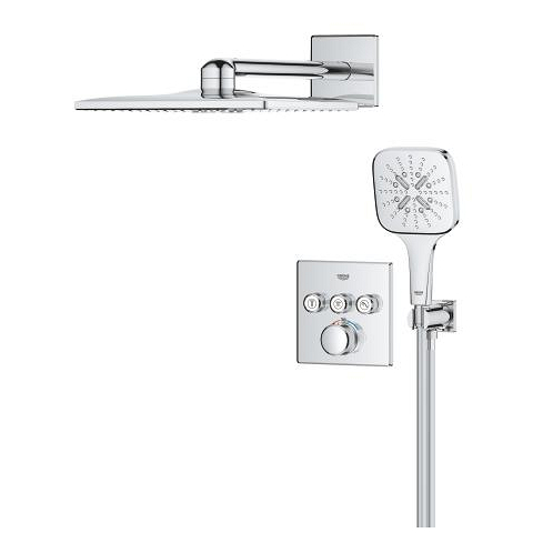 Grohtherm SmartControl Прихована душова система з Rainshower SmartActive 310 Cube